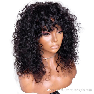 150% 180% Density Hd Full Lace Human Hair Wigs For Black Women,Wholesale Brazilian Virgin Hair Transparent Lace Front Wig